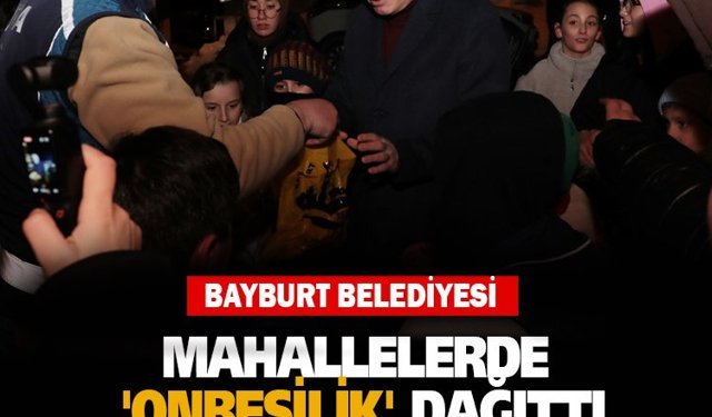 Bayburt belediyesi çocukların Onbeşisini unutmadı