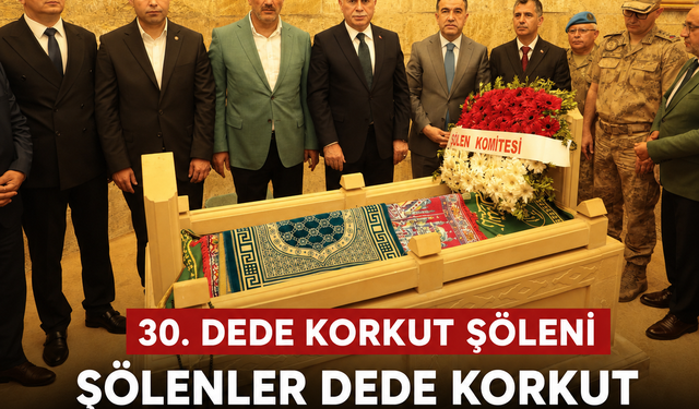 30. yıl coşkusu Dede Korkut Türbesi ziyaretiyle başladı