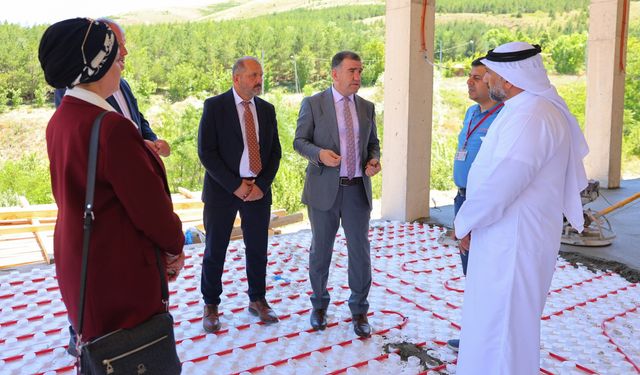 Aslandağı Bungalov Evleri Projesi Yabancı Heyete Tanıtıldı