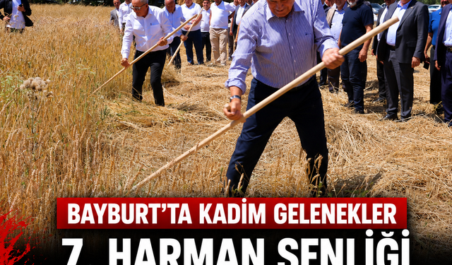 Bayburt'ta Kadim Gelenekler 7. Harman Şenliği ile Yeniden Hayat Buldu