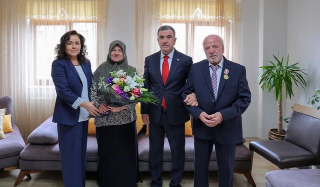 Bayburt Valisi Mustafa Eldivan'dan Gazilere Vefa Ziyareti