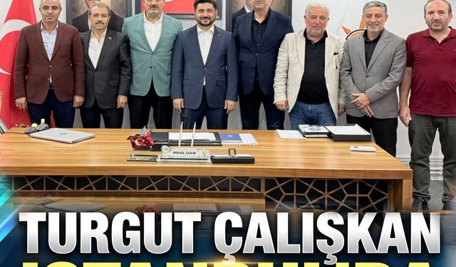 AK Parti Bayburt İl Başkanı Turgut Çalışkan İstanbul’da Ziyaretlerde bulundu