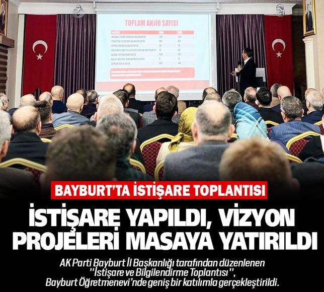 AK Parti vizyon projeleri masaya yatırıldı