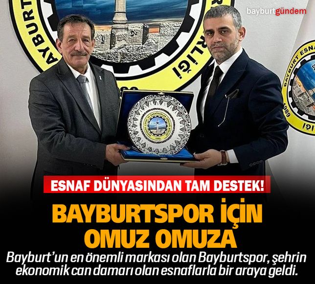 Bayburtspor İçin Omuz Omuza: Esnaf Dünyasından Tam Destek!