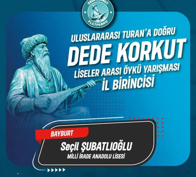 Uluslararası Turan’a Doğru Dede Korkut Öykü Yarışması Bayburt birincisi belli oldu