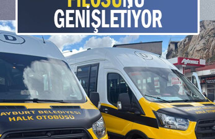 Bayburt belediyesi toplu ulaşım filosunu genişletiyor