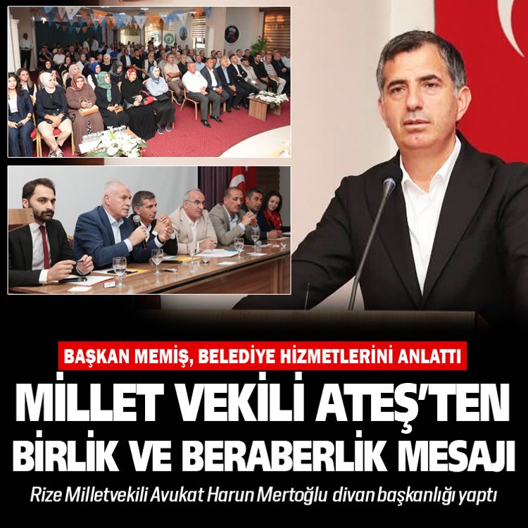 Milletvekili Ateş, birlik ve beraberlik mesajı verdi