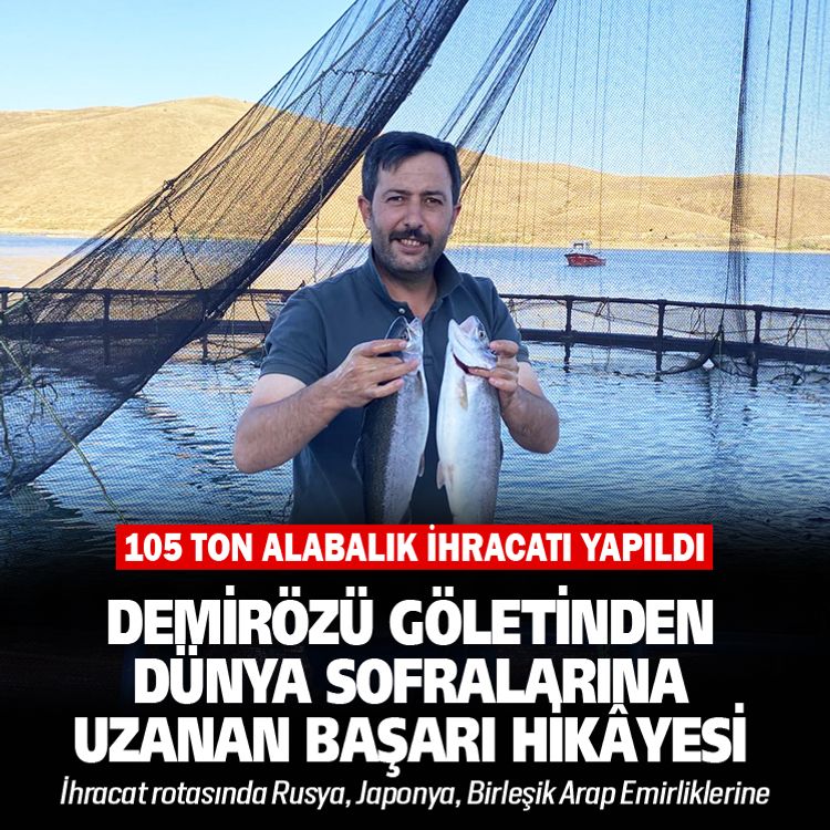 Demirözü Göletinden dünya sofralarına uzanan başarı hikayesi