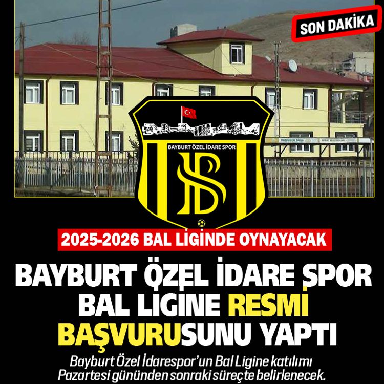 Bayburt Özel idare spor Bal Ligine resmi başvurusunu yaptı