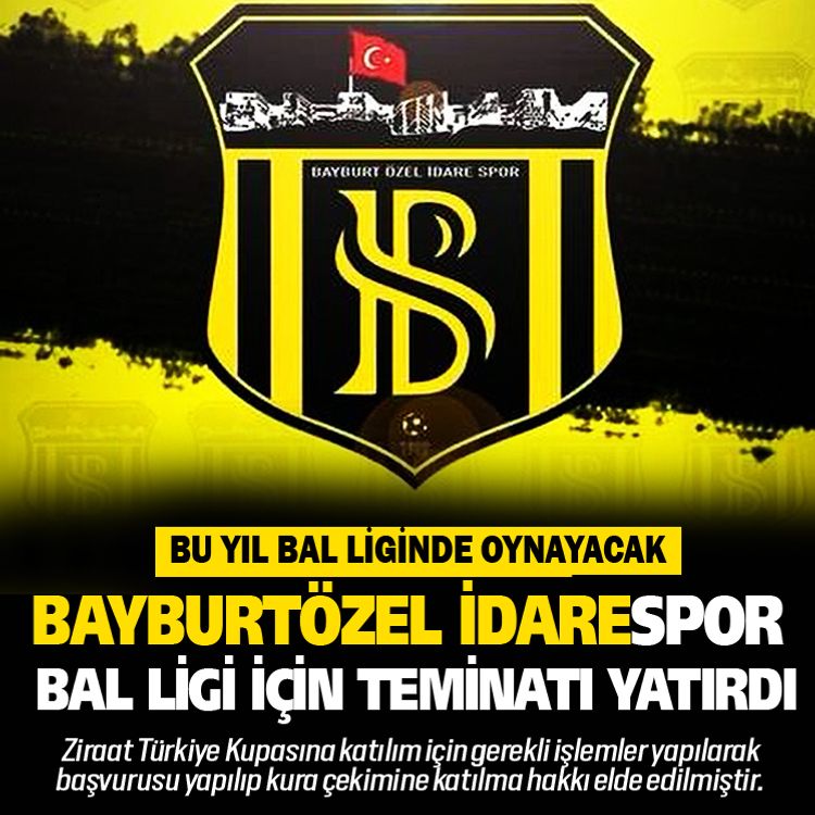 Bayburtözel idarespor bal ligi için teminatı yatırdı