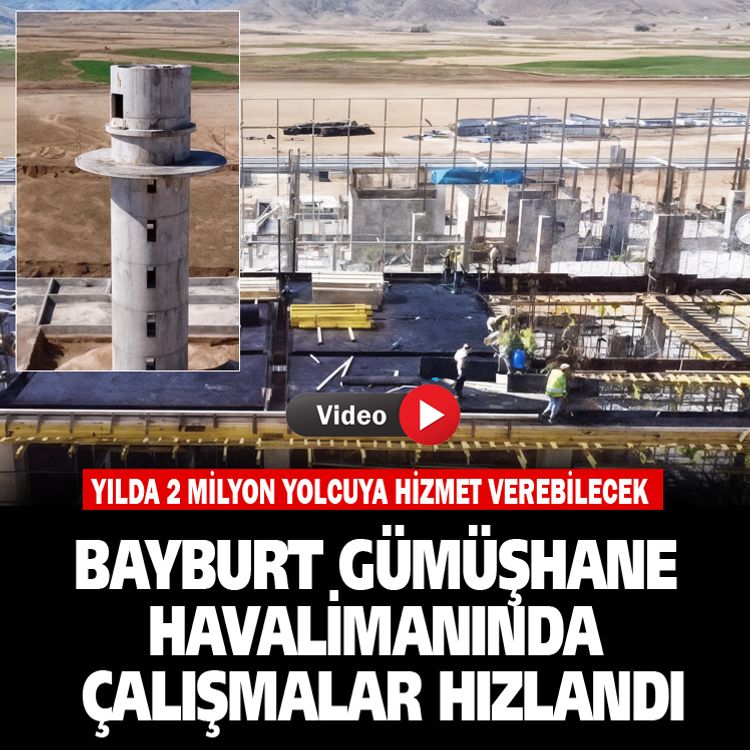 Bayburt Gümüşhane havalimanında çalışmalar hızlandı