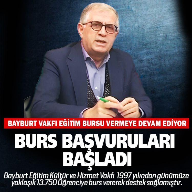 Bayburt vakfı burs başvuruları başladı