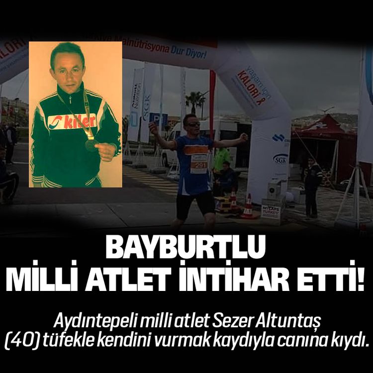 Bayburtlu  Milli Atlet intihar etti!