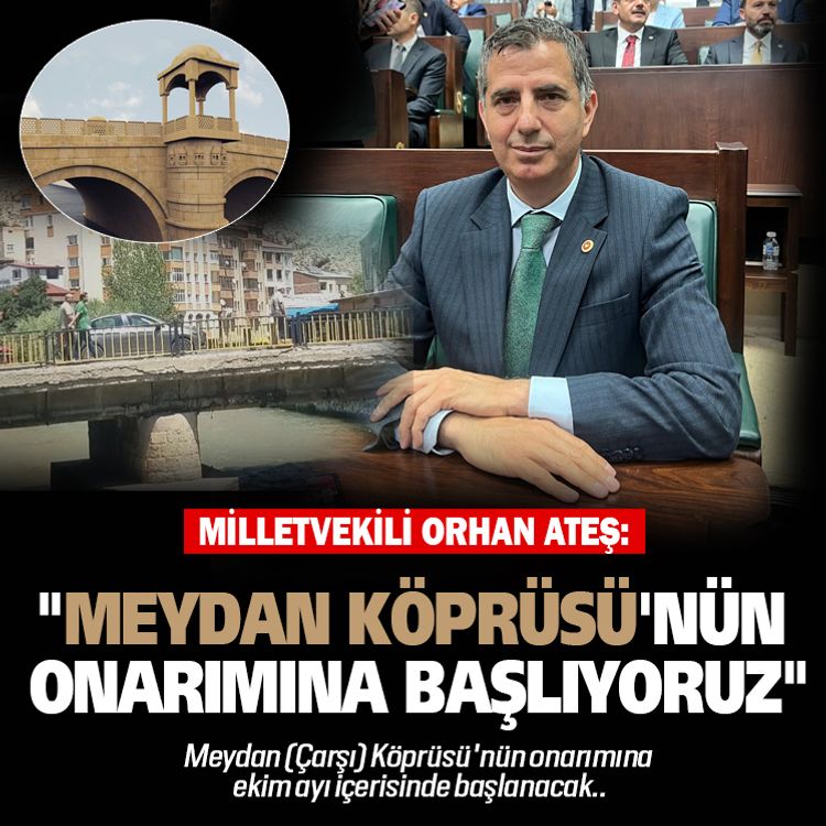 Çarşı köprüsünün onarımına önümüzdeki ay başlanıyor