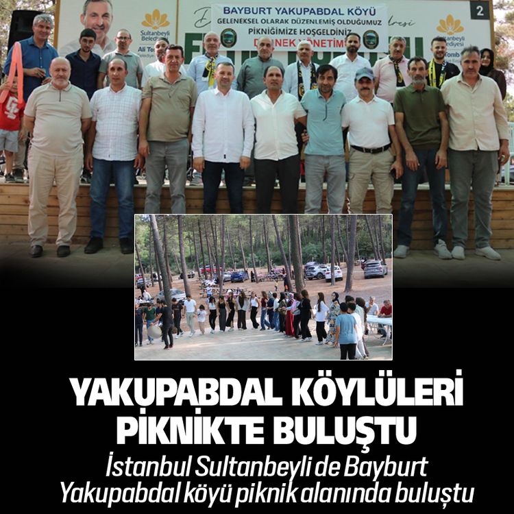 Yakupabdal köylüleri piknikte buluştu