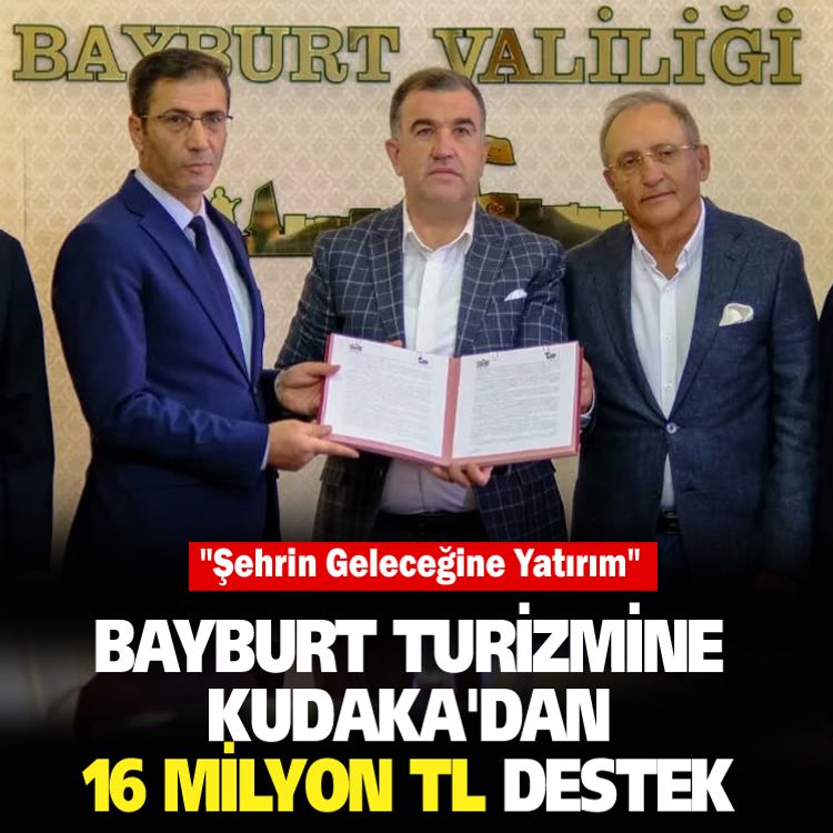 Bayburt Turizmine KUDAKA'dan 16 Milyon TL Destek