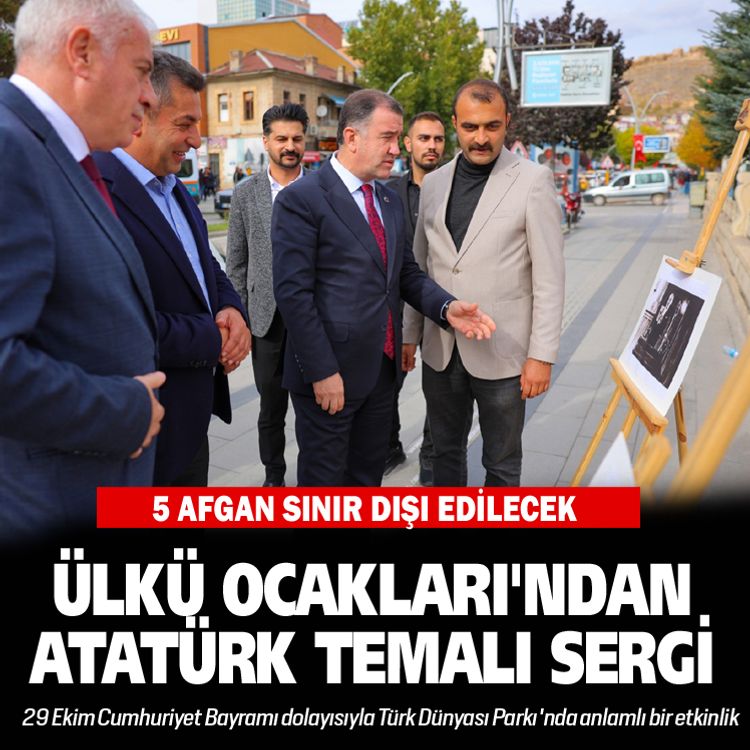 Ülkü Ocakları'ndan Atatürk Temalı Sergi