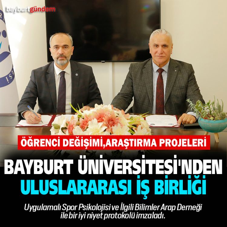 Bayburt Üniversitesi'nden Uluslararası İş Birliği
