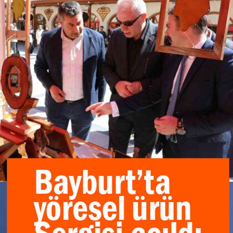 Bayburt’ta yöresel ürün stantları açıldı
