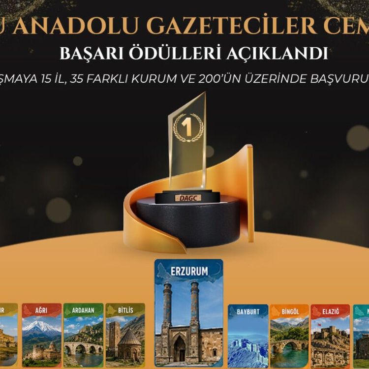 DAGC gazetecilik başarı ödülleri açıklandı