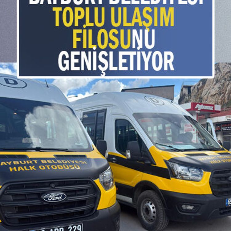Bayburt belediyesi toplu ulaşım filosunu genişletiyor