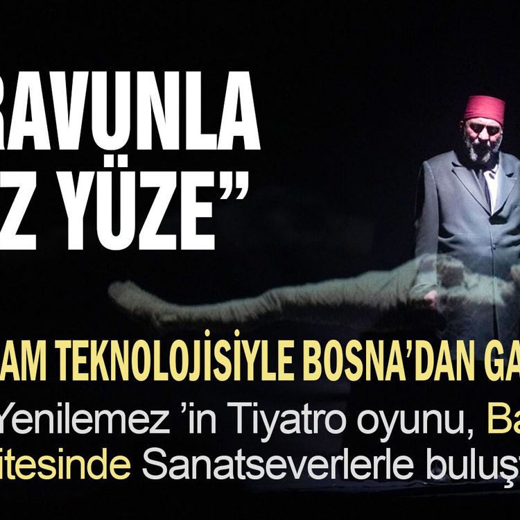 Ahmet Yenilemez ’in Tiyatro oyunu, Bayburt Üniversitesinde Sanatseverlerle buluştu.