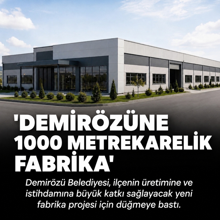 Demirözü’ne 1000 Metrekarelik Yeni Fabrika Kuruluyor