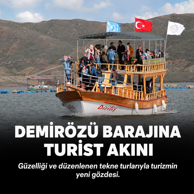 Demirözü Barajına turist akını