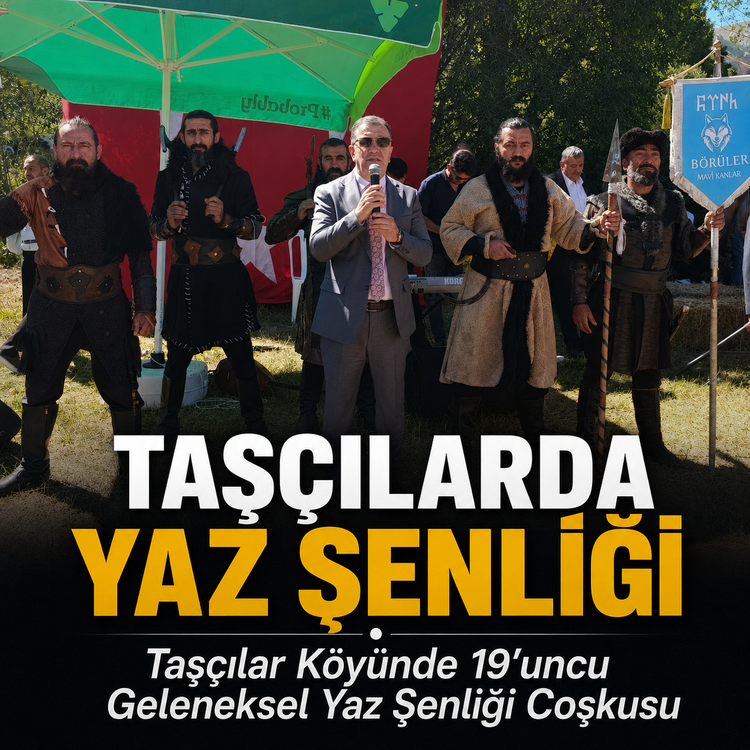 Taşçılar Köyünde 19’uncu Geleneksel Yaz Şenliği Coşkusu