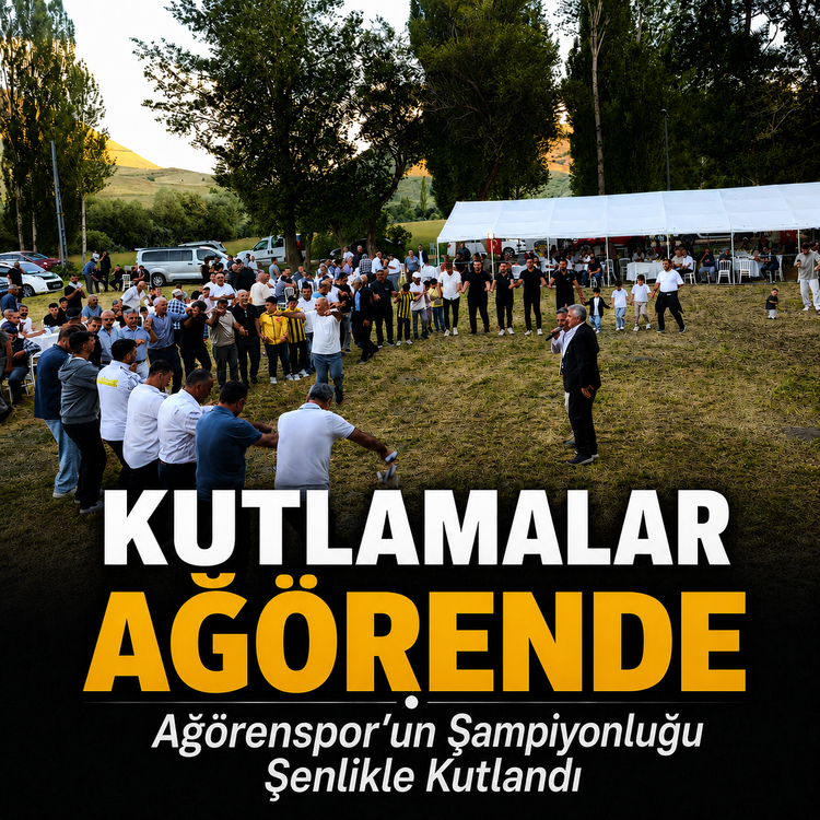 Ağörenspor’un Şampiyonluğu Şenlikle Kutlandı
