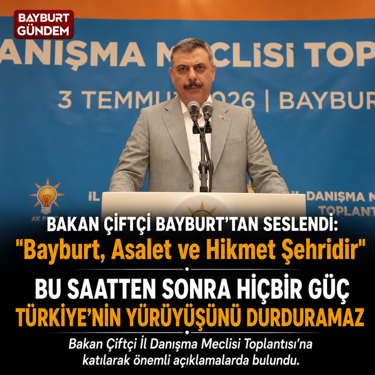 Bakan Çiftçi: "Bu Saatten Sonra Hiçbir Güç Türkiye’nin Yürüyüşünü Durduramaz"