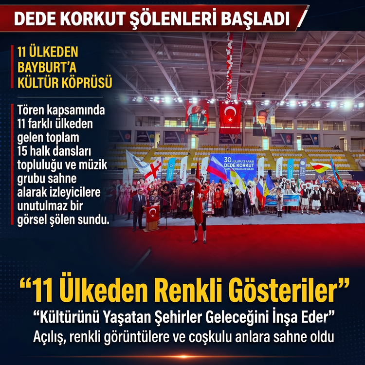 30. Bayburt Dede Korkut Şölenleri Başladı