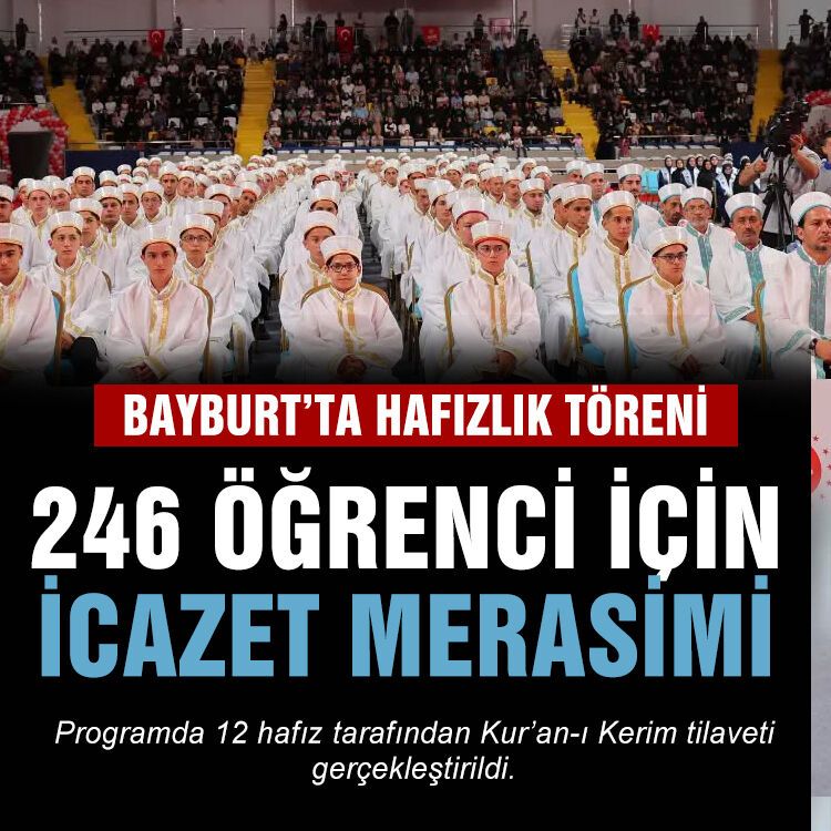 Bayburt’ta 246 Hafız icazetini aldı