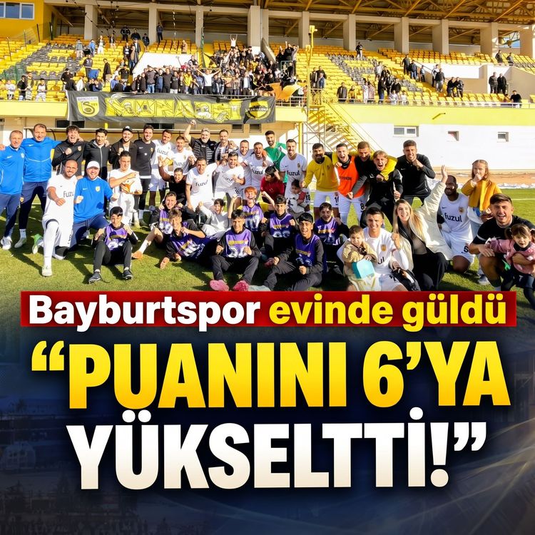 Bayburtspor Evinde Güldü, Puanını 6’ya Yükseltti