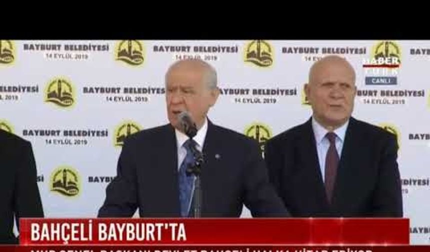 Bahçeli Bayburt'ta