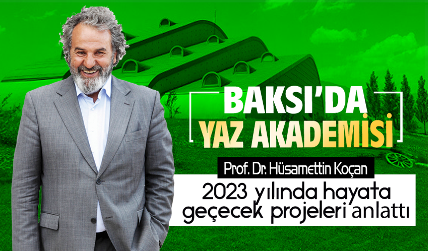 Prof. Dr. Hüsamettin Koçan,Projelerini anlattı