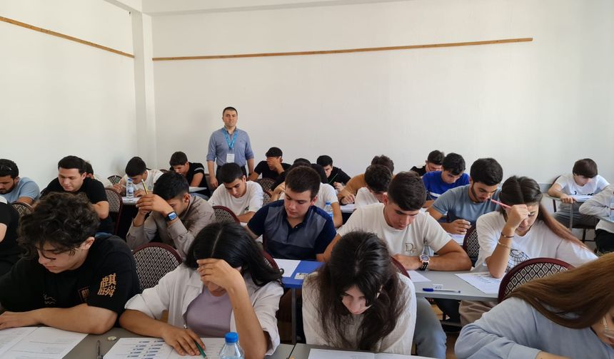 Bayburt Üniversitesi İlk Yurtdışı Türkçe Yeterlik Sınavını Azerbaycan'da