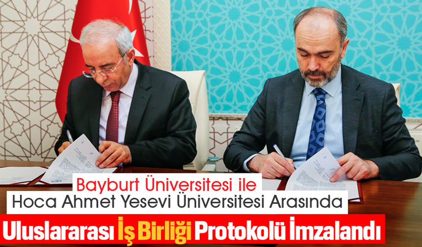 Hoca Ahmet Yesevi Üniversitesi ile Uluslararası İş Birliği