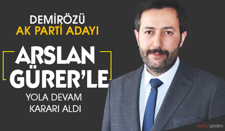 Arslan Gürer Demirözünde yeniden Başkan seçildi