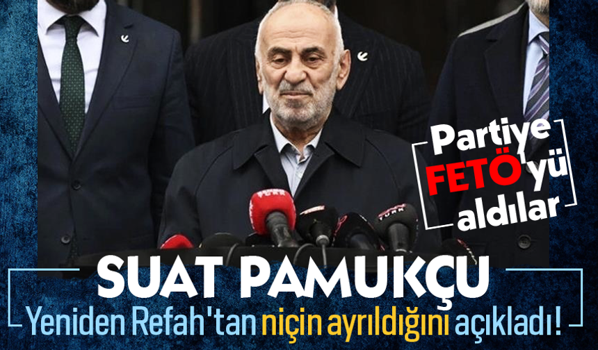 Hemşerimiz Milletvekili Suat Pamukçu istifa nedenini açıkladı.