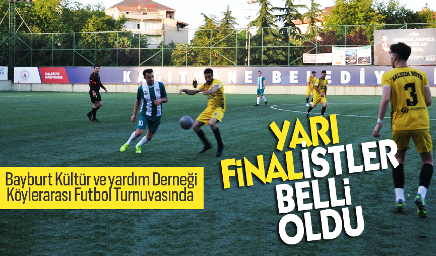 Köylerarası Futbol Turnuvasında çeyrek final maçları oynandı