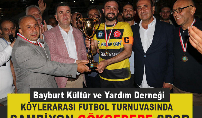 Köyler arası Futbol Turnuvasında Şampiyon Gökçedere