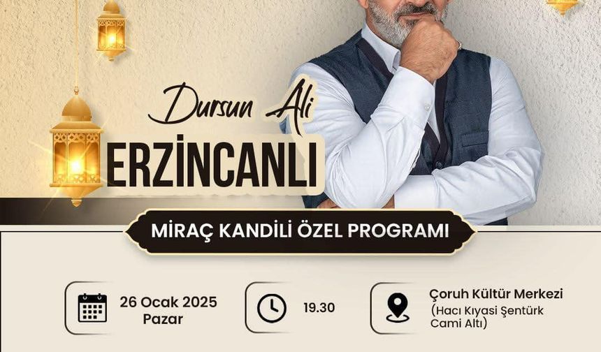 Dursun Ali Erzincanlı, Bayburta geliyor