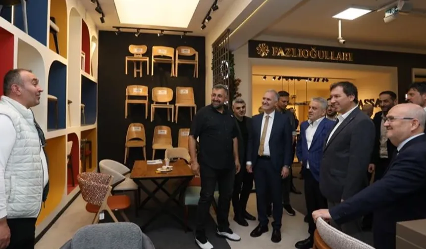 Bursa İnegöl protokolünden Modef’e ziyaret