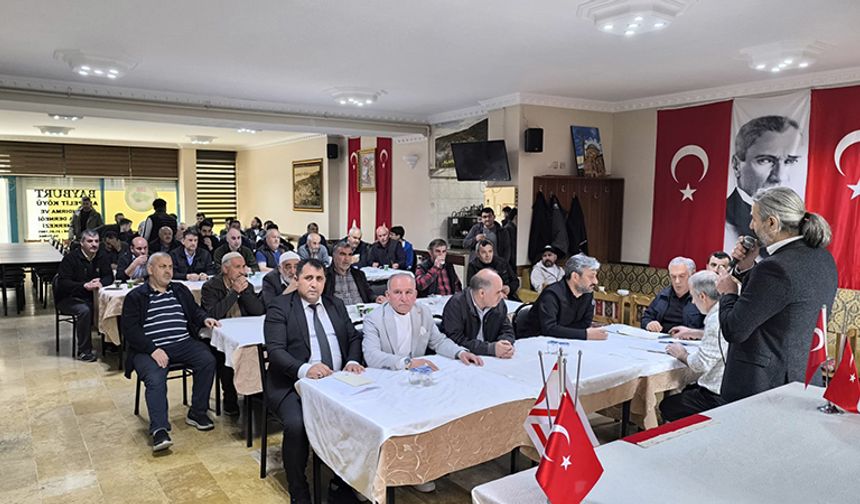 Bayburt Alapelit Köyü olağan kongresini yaptı