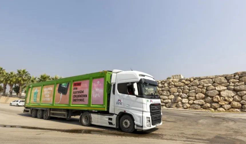 Mersin'de katı atıklar verimli ve sürdürülebilir şekilde taşınıyor