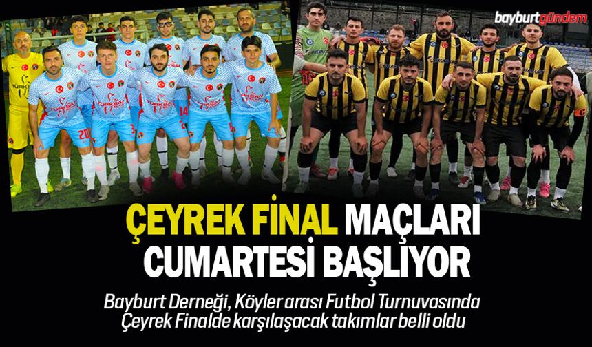 Köyler arası Futbol turnuvasının çeyrek final kuraları çekildi