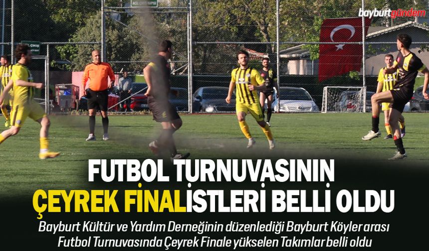 Köyler arası,Futbol turnuvasının çeyrek finalistleri belli oldu