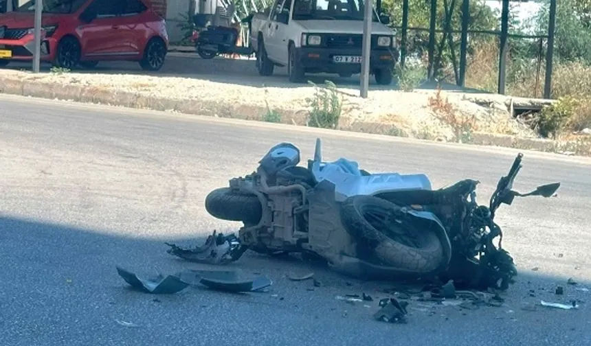 Antalya Kumluca’da trafik kazası: 1 yaralı