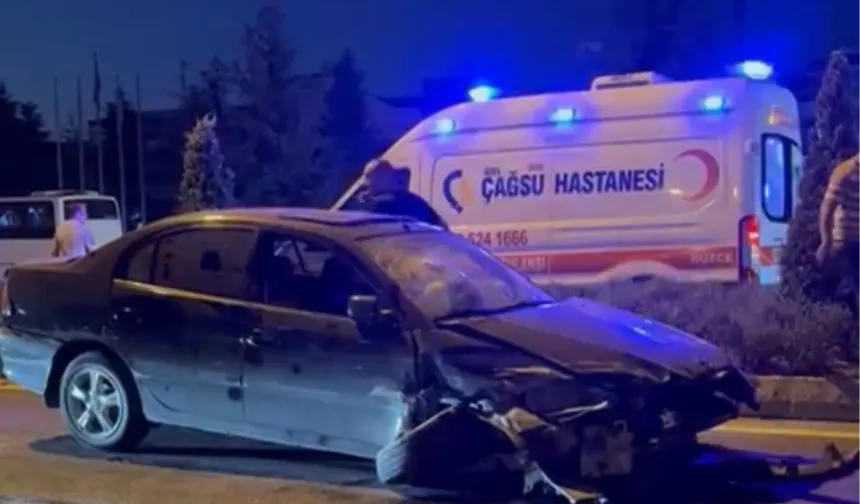 Düzce'de trafik kazası: 1 yaralı